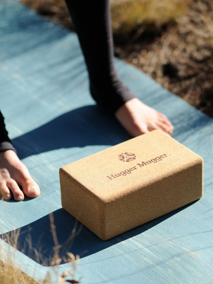 hugger mugger cork yoga block