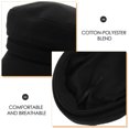 thumbnail image 3 of unbranded Sombrero Boina Negro Para Mujer Con Clásico Inglés Y Acabado Transpirable, 3 of 6