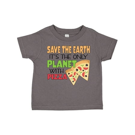 

Inktastic Save the Earth It s the Only Planet with Pizza Gift Toddler Boy or Toddler Girl T-Shirt