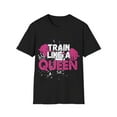 thumbnail image 2 of Gym Rat Train Like a Queen Motivational Women Teen Girl Tee, 2 of 7