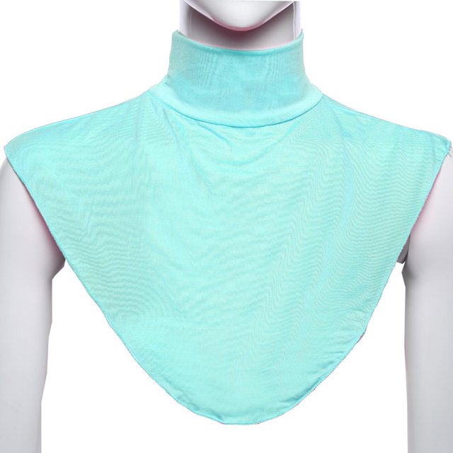 Camisa con cuello falso, bufanda con cuello falso, modal OM402, diseño elegante, fácil de usar