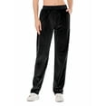 thumbnail image 3 of Women's Winter Pants Velvet Tracksuit Pants Lined Sweatpants Long Yoga Trousers Pants(Only Pant), 3 of 5