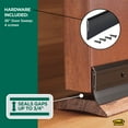 thumbnail image 4 of M-D Building Products 05652 36 in. Bronze Aluminum and Vinyl Heavy-duty Screw-on Door Sweep, 4 of 10