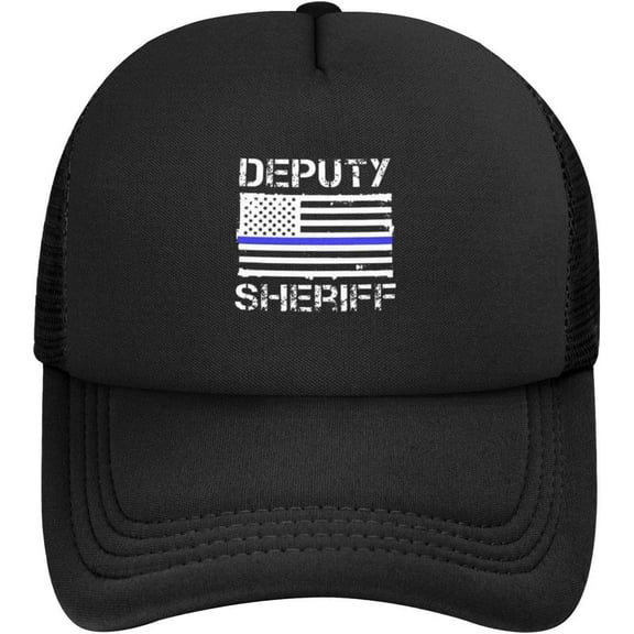 Deputy Sheriff Hat Adjustable Sandwich Peaked Cap Cap Golf Dad Outdoor Sports Baseball Cap Trucker Cap