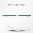 thumbnail image 2 of Allytechgroup Stand Case for iPad Air 11 inch M3 (2025) with Pencil Holder Clear Transparent Back & Soft TPU Shockproof Frame Cover [Auto Sleep/Wake] Smart Lightweight Trifold Shell, Darkgreen, 2 of 9