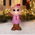 thumbnail image 2 of Airblown Inflatables Gingerbread Woman, 4', 2 of 2