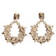 thumbnail image 2 of Large Dangle Drop Earrings Hollow Circle Colorful Rhinestone Chandelier Earrings for Women Large Rhinestone Drop Dangle Earrings, 2 of 4