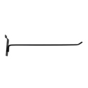 SSWBasics 12 inch Black Peg Hook for Slatwall - Pack of 25 - Slatwall Hooks For Use with