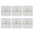 thumbnail image 2 of Balery 6 Pcs Little Chef Gnomeleather Coasters Set, Drink Table Cup Coasters For Living Room Kitchen Coffee Decor, 2 of 9