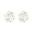 thumbnail image 2 of Fashion Jewelry White Flower Earrings Women's Summer New Trendy Niches Earrings 2025 French Earrings, 2 of 7