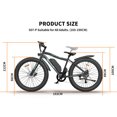 thumbnail image 2 of Xahpower 26" 500W Electric Bike Fat Tire P7 36V 12.5AH, 2 of 9