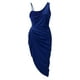 thumbnail image 5 of Vestido sin mangas de lentejuelas para mujer - Diseño sexy con pliegues, tejido de poliéster, para fiestas y ocasiones especiales en la playa, 5 of 5
