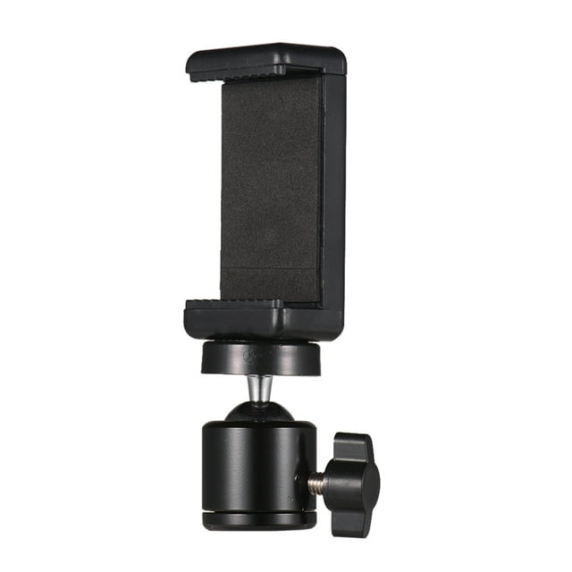 Amdohai Support de Téléphone Ajustable Pince pour Téléphone Intelligent + Adaptateur Flexible à Rotule avec Vis de 1/4 Po
