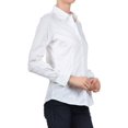 thumbnail image 3 of KOGMO Womens Basic Long Sleeve Button Down Shirts Office Work Blouse (S-3X), 3 of 3