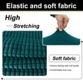 thumbnail image 6 of U-NICE HOME 4 Pieces Oversized Stretch Couch Cover Sofa Cover Washable Sofa Slipcover With Individual Seat Cushion for 3 Cushion Couch Sofa Pet Friendly, Blue, 6 of 7