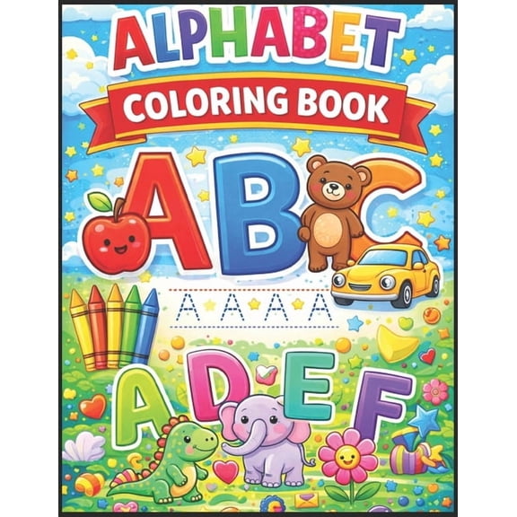 Alphabet Coloring Book for Kids, (Paperback)