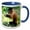 Blue/White, variant on 3drose, Peru, Rainforest. Monkey Eating - Sa17 Gje0119 - Gavriel Jecan, 15oz Mug