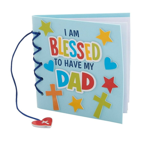 Fun Express Religious Father’s Day Journal Craft Kit - Makes 12