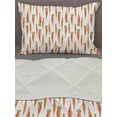 thumbnail image 3 of Carrots Comforter & Sham Bedding Set, Demonstration of Vertically Arranged Vegetables Organic Healthy, 3 pcs Duvet Set Microfiber Filling Quilt, 5 Sizes, Khaki Pale Vermilion, by Ambesonne, 3 of 4