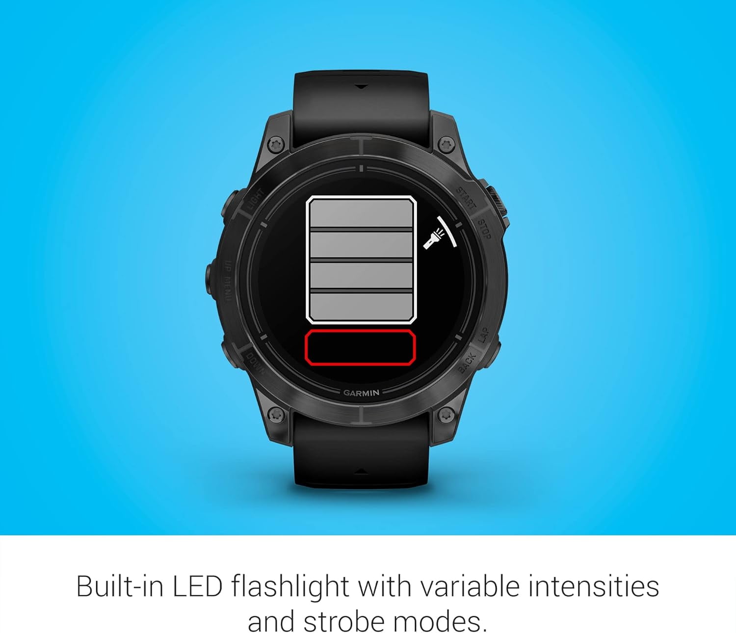 Garmin epix Pro (Gen 2), 47mm, High Performance Smartwatch, Advanced Training Technology, Built-in Flashlight, Black