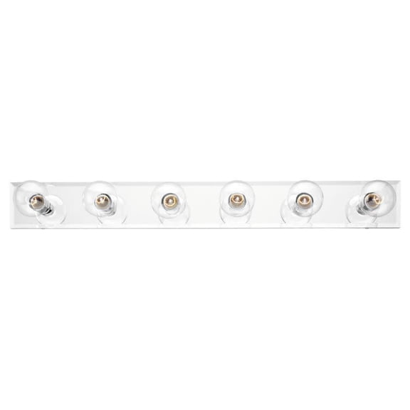 Westinghouse 6645000 Six Light Indoor Bath Bar, Mirror