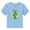 Light Blue, variant on Toddler's Dr. Seuss Airbrushed Grinch Portrait Graphic T-Shirt