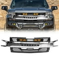 thumbnail image 1 of AMERICAN MODIFIED LED Grille w/ LEDs for 19-21 Chevy Silverado 1500, Chrome, 1 of 11