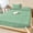 Clover Green, variant on King Size Fitted Sheet Set - Denim Blue 3 Piece Bedding Sets 16" Deep Pocket Fitted Sheet with 2 Pillowcases, Rustic Farmhouse Solid Color Brushed Microfiber Hotel Luxury Bed Sheets