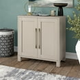 thumbnail image 2 of Evelyn&Zoe Adjustable Shelves MDF Alder White 43.4 lb, 2 of 9