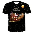 thumbnail image 4 of Source Christmas 3D Printed Men's Short Sleeve Top Christmas Tree 3D Digital Printed Men's T-Shirt, 4 of 5