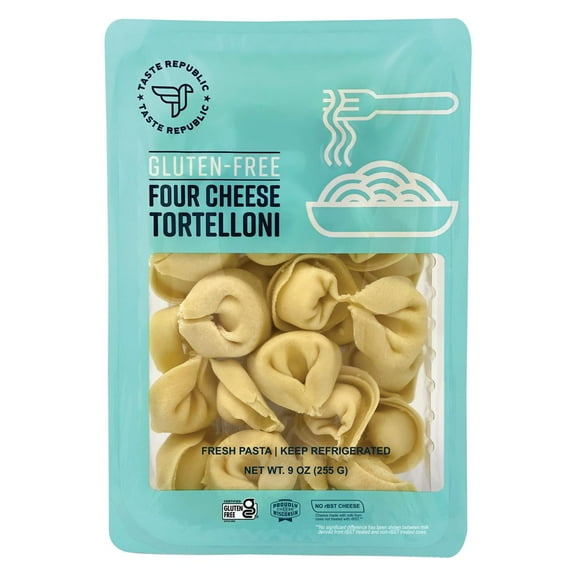 Taste Republic 4 Cheese Fresh Tortelloni Gluten Free, 9 OZ, 6 Pack