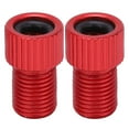 thumbnail image 3 of Convertidor, Cómodo De Usar Procesamiento De Enfriamiento Superficie Fuerte Oxidación Anódica Larga Vida útil Conector De Bomba De Bicicleta De Montaña Para Bicicleta ANGGREK Rojo, 3 of 8