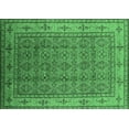 thumbnail image 1 of Ahgly Company Indoor Rectangle Oriental Emerald Green Industrial Area Rugs, 7' x 9', 1 of 4