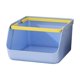 thumbnail image 2 of Multi Purpose Plastic Storage Basket With Handle Large Capacity Stackable Organizer Bin For Desk Office Kitchen Snack Utensil Household Item Organization, 2 of 6