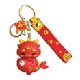 thumbnail image 1 of Tachiuwa 2024 Chinese Dragon New Year Keychain Car Keychains for Handbag Men Backpack B, 1 of 9
