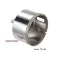 thumbnail image 3 of Unique Bargains 68mm Glass Hole Saw Diamond Core Drill Bit with Center Pilot Bit, 3 of 4