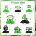 thumbnail image 4 of Garbage Truck 4th Birthday decor 8pcs Green Dump Everything I’m 4 Honeycomb Centerpieces Trash Truck Table Decor Rubbish Truck Fourth Birthday Decor Waste Management Recycling Bin Party Supplies, 4 of 5