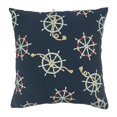 thumbnail image 1 of Saro Lifestyle 972.NB18SP 18 in. Helm & Rope Applique Throw Pillow with Poly Filling, 1 of 1