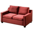 thumbnail image 4 of Glory Furniture Ashley Velvet Loveseat in Burgundy, 4 of 5
