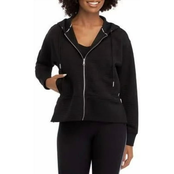 DKNY Women's  Ottoman Full-Zip Hoodie Size XS