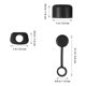 thumbnail image 4 of juegos de tapones antiderrames para vasos, tapas de pajitas y vasos., 4 of 8