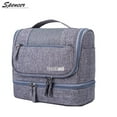 thumbnail image 2 of Spencer Waterproof Hanging Travel Cosmetics Toiletry Bag Mildew proof Makeup Organizer Wash Bag Dop Kit for Women and Men for Vacation, Outdoor, Bathroom Organizer "Gray", 2 of 8