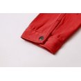 thumbnail image 4 of Chaqueta vaquera Cromoncent para niños y niñas con forma de P, roja, de 12 a 13 años, 4 of 7