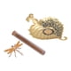thumbnail image 3 of Porta incienso de aleación con forma de hoja, para decoración del hogar., 3 of 14