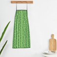 thumbnail image 5 of Naloa 1Pack Adjustable Bib Apron Waterdrop Resistant Cooking Kitchen Aprons for Women Men Chef, Cactus Print, 5 of 5