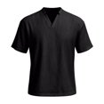 thumbnail image 3 of sususu T Shirts for Man White , Mens Clothes , Men's Casual Everyday Comfort Lightweight Short Sleeve V-Neck Tee Breathable Loose Fit T-Shirt, 3 of 3
