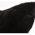 thumbnail image 3 of HOWARD ELLIOTT ANGORA Throw Pillow 24x24 Ebony Black Polyester Insert Poly, 3 of 4