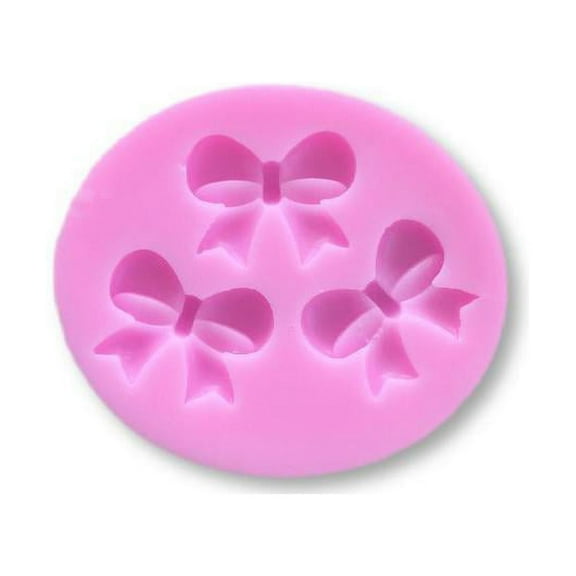 Ribbon and Bows Silicone Mold, 2 x 2 Inches | Bakell