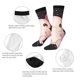 thumbnail image 4 of Balery Cute Axolotl Sakura Blossoms Calcetas Largas con Estampado para Hombre y Mujer – Suaves y Transpirables, Talla Única (US 5-11), 4 of 6