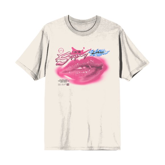 Lady Gaga Stupid Love White T-Shirt